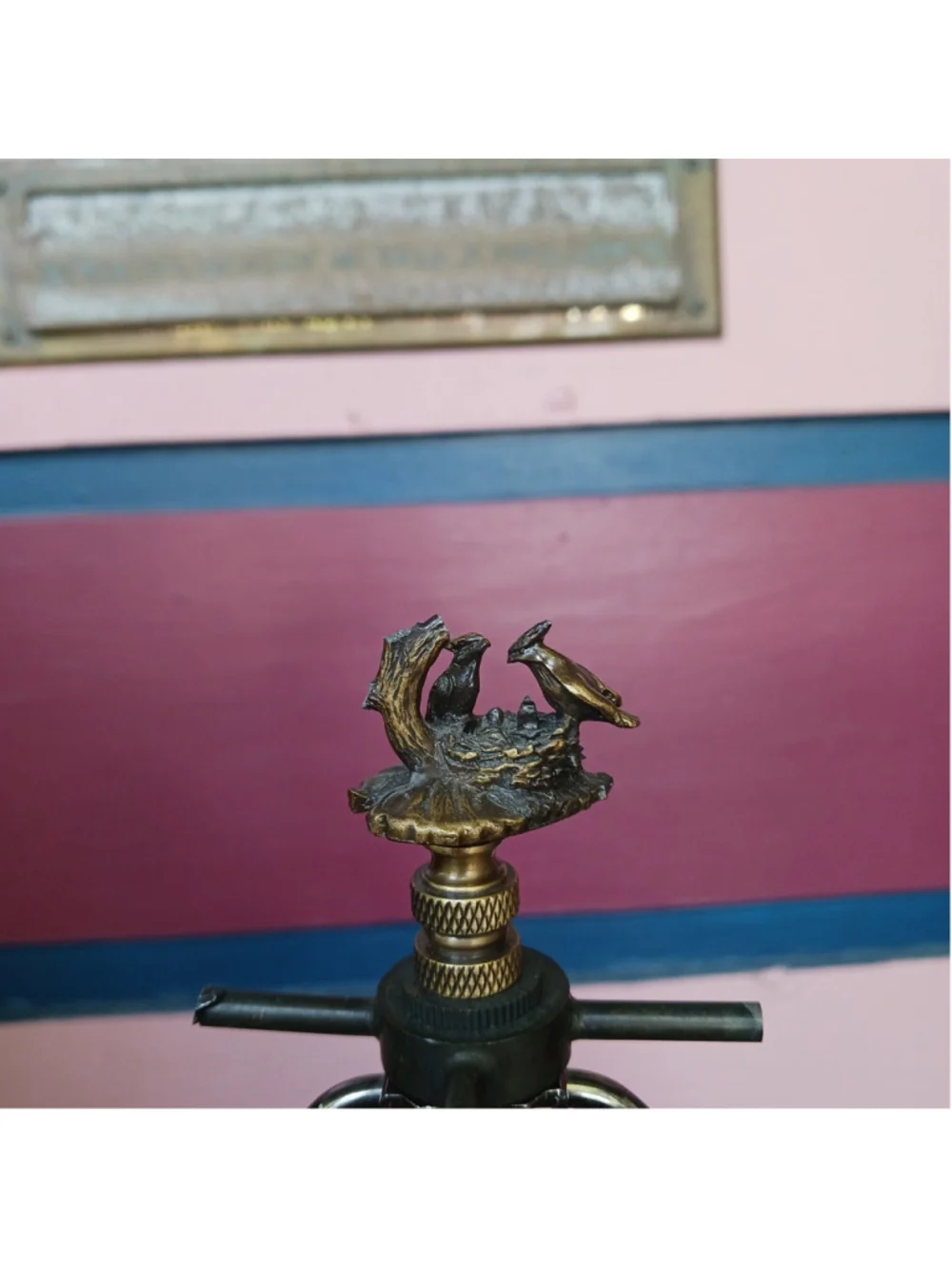 Art Nouveau Style Figural Lady Lamp Bronzed Metal 22